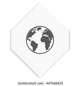 Globe icon.