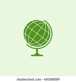 Globe icon.