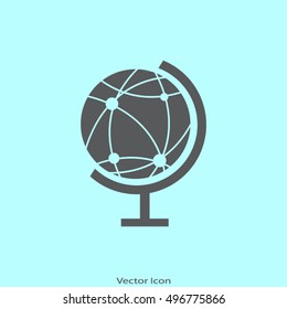 globe icon. 