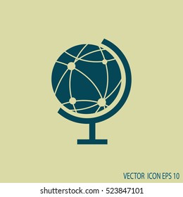 globe icon. 