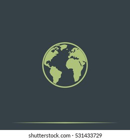 Globe icon.
