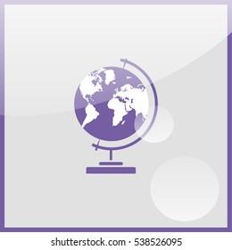 Globe icon.