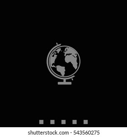 The globe icon.
