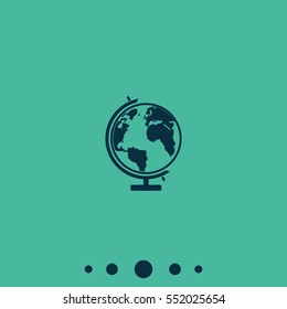 The globe icon.