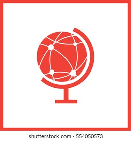 globe icon. 
