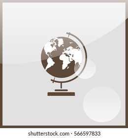 Globe icon.