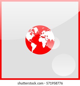 Globe icon.