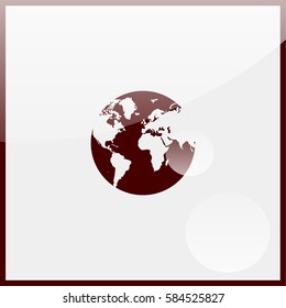 Globe icon.