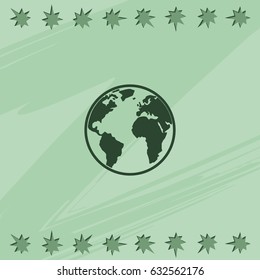 Globe icon.