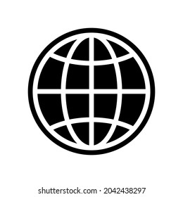 Globe icon for apps and web sites