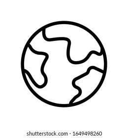 globe icon collection, trendy style