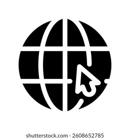 Globe icon with cursor representing internet browsing access