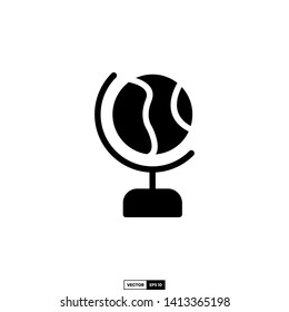 Globe icon, design inspiration vector template for education web design or mobile app