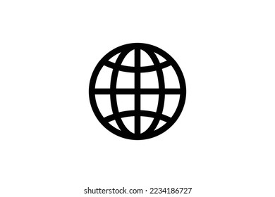 Globe Icon Design Template. Earth, Planet Icon Template