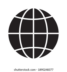 vector de plantilla de diseño de icono de globo sobre fondo blanco. Pasos 10