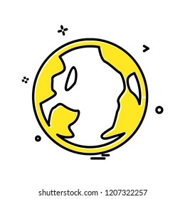 Globe icon design vector 