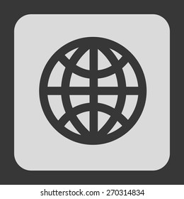 globe icon design, vector illustration eps10 graphic 