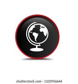 globe icon. designed for schools, high schools, educational institutes and signatures