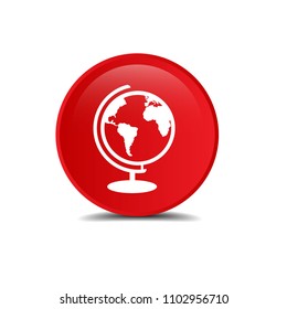 globe icon. designed for schools, high schools, educational institutes and signatures