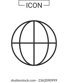 globe icon earth planet global world global
