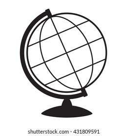 Globe icon. Education. 