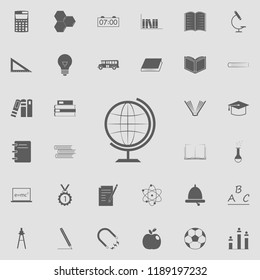 globe icon. Education icons universal set for web and mobile
