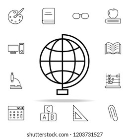 globe icon. Education icons universal set for web and mobile
