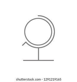 Globe icon. Element of cyber security for mobile concept and web apps icon. Thin line icon for website design and development, app development