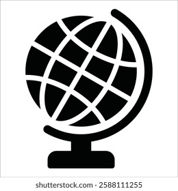 Globe Icon Element For Design