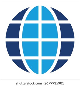 Globe Icon Element For Design
