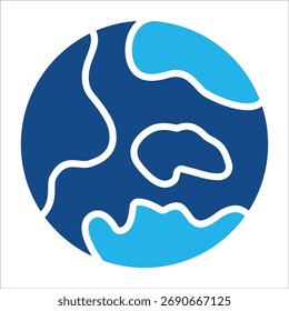 Globe Icon Element For Design
