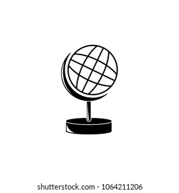 globe icon. Element of education and science illustration. Premium quality graphic design icon. Signs and symbols collection icon for websites, web design, mobile app on white background