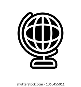 globe icon. Element of Science for mobile concept and web apps icon. Glyph, flat icon for website design and development, app development