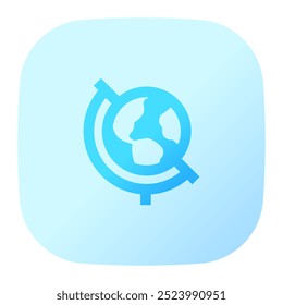 Globe icon. globe, global, earth, geography, planet, education. Vector icon illustration