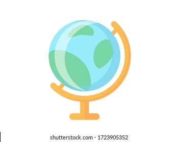 Globe icon. Gobe  color vector illustration. 