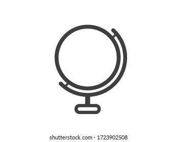 Globe icon. Gobe vector illustration. 