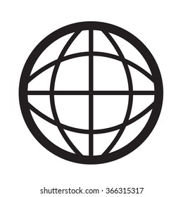 Globe  icon Illustration design