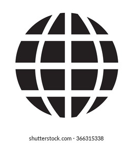 Globe icon Illustration design