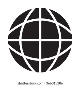Globe icon Illustration design