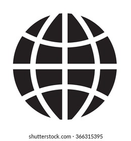 Globe icon Illustration design