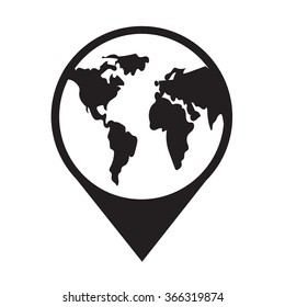 Globe icon Illustration design