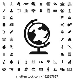 Globe icon illustration isolated vector sign symbol