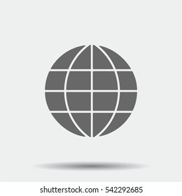 Globe Icon illustration isolated vector sign symbol
