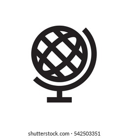 globe icon illustration isolated vector sign symbol