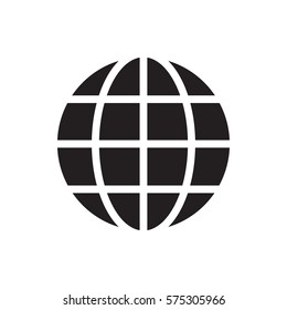 globe icon illustration isolated vector sign symbol