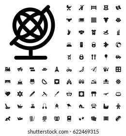 Globe icon illustration isolated vector sign symbol. baby icons vector set. on white background