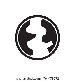 globe icon illustration isolated vector sign symbol