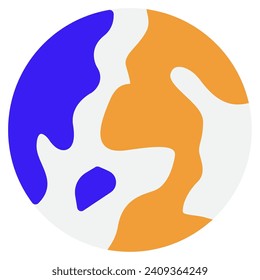Ilustración de iconos de globo para web, aplicación, infografía, etc