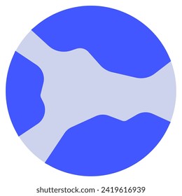 Globe Icon Illustration for web, app, infographic, etc