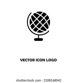 Globe icon isolated on white background. Education symbol modern, simple, vector, icon for website design, mobile app, ui. Vector Illustration